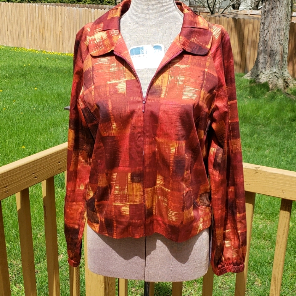 Abstract Pendleton Lightweight Jacket Sz Medium - image 1